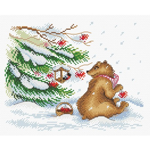 Winter Treat Cross stitch Kit by MP studia