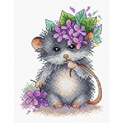 Little Mouse Cross Stitch Kit by MP studia