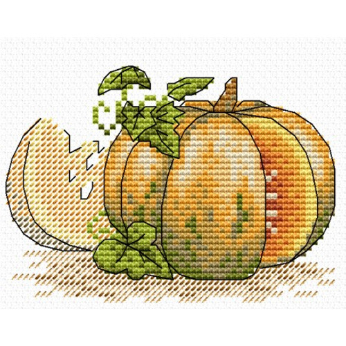 Pumpkin Cross Stitch Kit by MP Studia