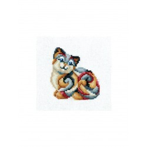 FIGURINES CAT -cross stitch kit by Andriana