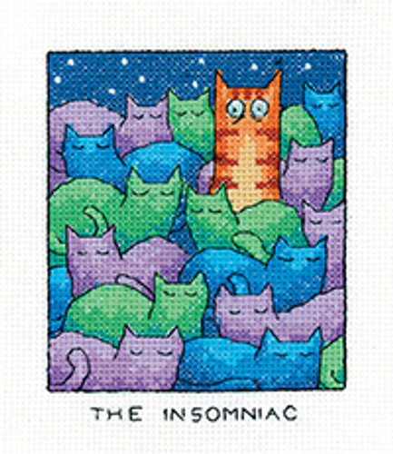 The Insomniac Cross Stitch Kit By Heritage