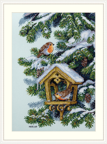 Robins Cross Stitch Kit By Merejka