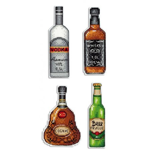 Spirits Magnet Set Cross Stitch Kits By Mp Studia