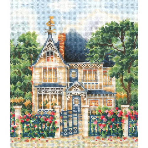 COUNTRY HOUSE -cross stitch kit by Andriana