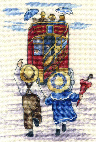 Wait for us Cross Stitch Kit by All our Yesterdays