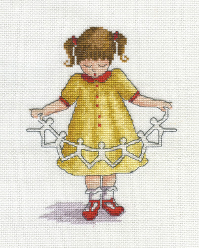 Dolly Chain Cross Stitch Kit by All our Yesterdays