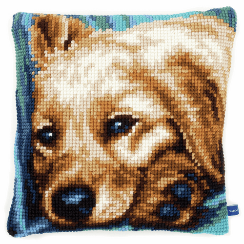 Cross Stitch Kit: Cushion: Dog By Vervaco