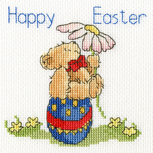 Easter Teddy Cross Stitch Kit by Bothy Threads