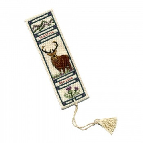 Stag Bookmark By Textile Heritage