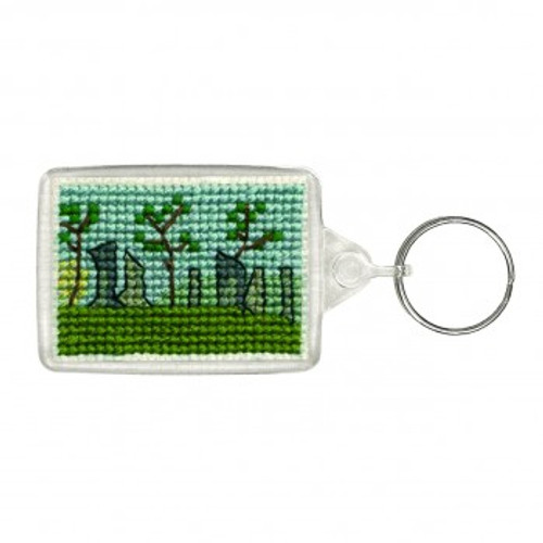 Standing Stones Keyring By Textile Heritage