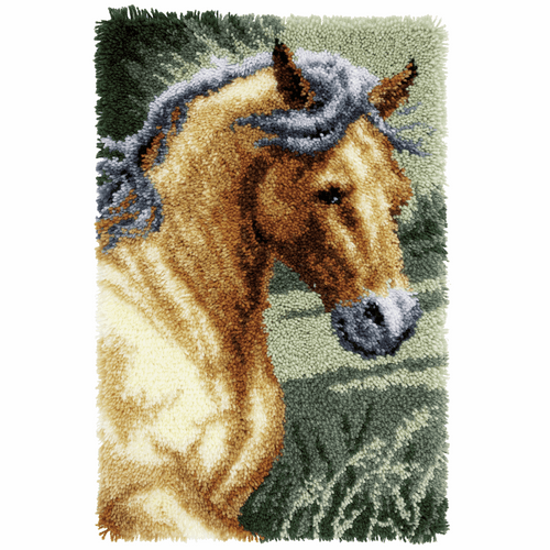 Latch Hook Kit: Rug: Horse by Vervaco