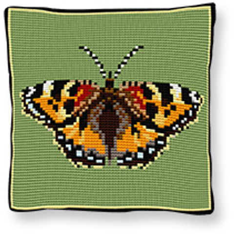 Tortoise Shell Tapestry cushion kit by Brigantia