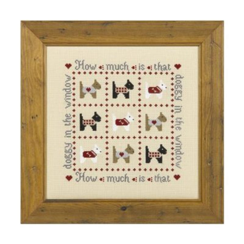 How Much Is That Doggy Cross Stitch By Historical Sampler Company