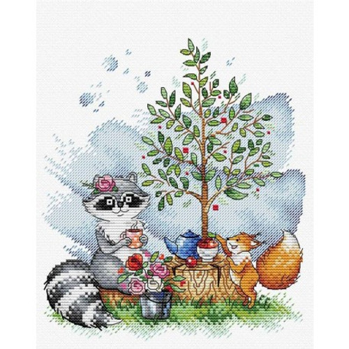 SUMMER TEA PARTY cross stitch kit by MP STUDIA