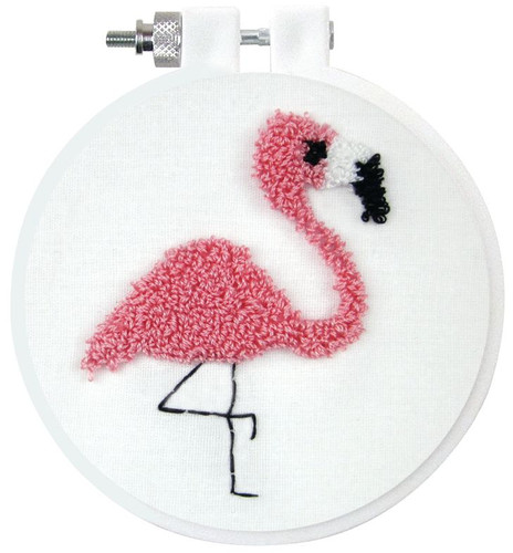 Flamingo Needle Punch Kit By Design Works