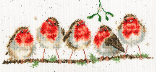Rocking Robins Cross Stitch Kit by Bothy Threads
