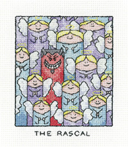 The Rascal Cross Stitch Kit By Heritage