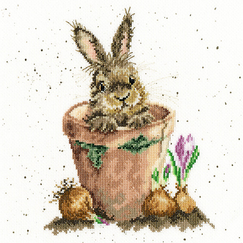 The Flower Pot Cross Stitch Kit By Bothy Threads