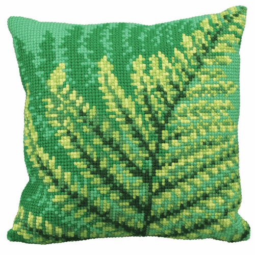 Green Fernes Chunky Cross Stitch Kit by Vervaco