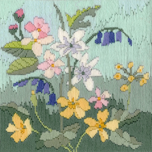 Seasons: Spring Long Stitch Kit by Bothy threads