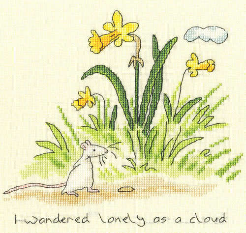Lonely as a Cloud Cross Stitch Kit by Bothy Threads