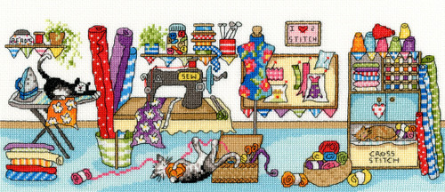 Sewing Fun Cross Stitch Kit by Bothy Threads