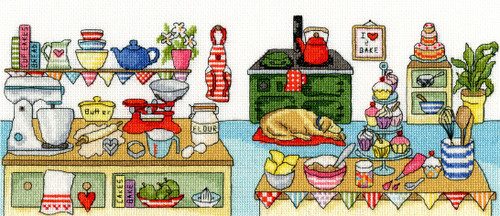 Baking Fun Cross Stitch Kit by Bothy Threads