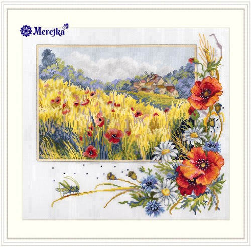 Summer Field Counted Cross Stitch Kit by Merejka