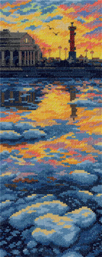 Ice Drift on Neva River Counted Cross Stitch Kit by Panna