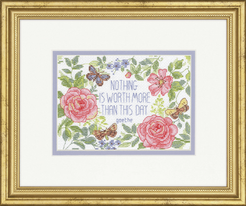 This Day Verse Counted Cross Stitch Kit By Dimensions