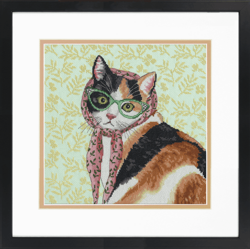 Mama Cat Counted Cross Stitch Kit by Dimensions