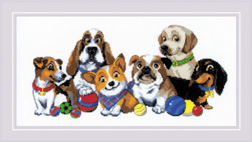 Dog Show Counted Cross Stitch Kit by Riolis