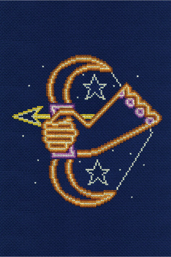 Sagittarius Star Sign Cross stitch Kit by DMC