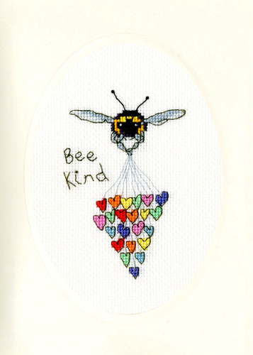 Bee Kind Cross Stitch Kit by Bothy Threads