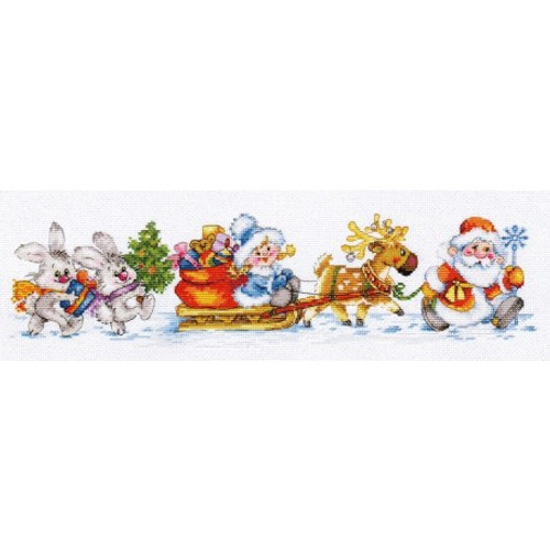 Happy New Year Cross Stitch Kit By Artibalt