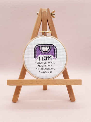 I am worthy Cross Stitch Kit by Sew sophie