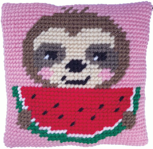 Sloth Munch Tapestry Kit by Needleart World