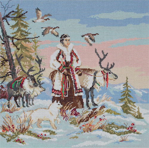 Mistress of the Tundra Counted Cross Stitch Kit By Panna