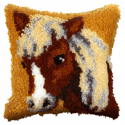 Small Pony Latch Hook Cushion Kit by Orchidea