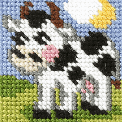 My First Embroidery Mini Cow Kit by Orchidea
