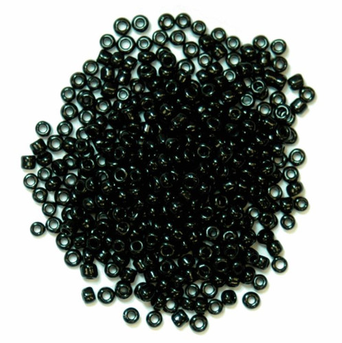 Seed Beads Black 15g by Trimits