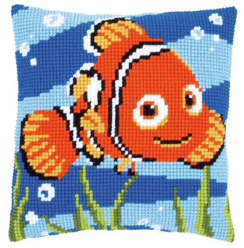 Nemo Disney Cross Stitch Cushion Kit by Vervaco