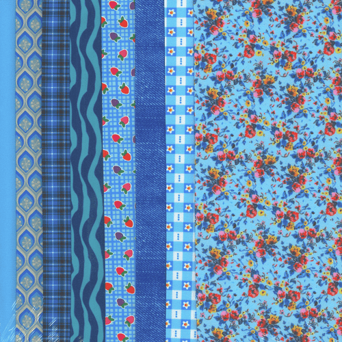 Making Couture Fabric Set: Blues By Vervaco