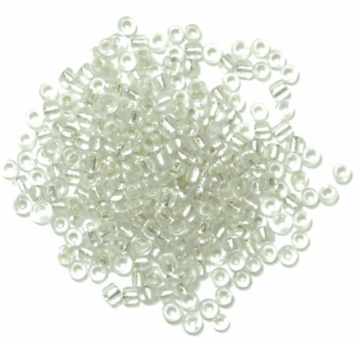 Extra Value Seed Beads Silver 30g by Trimits