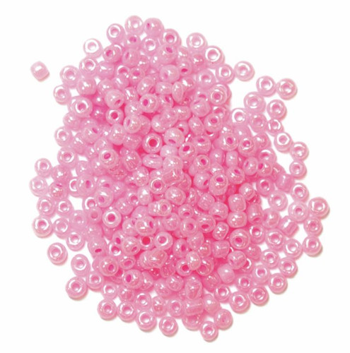Extra Value Seed Beads Pastel Pink 30g by Trimits