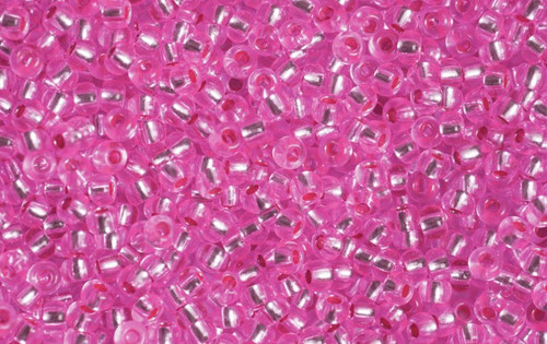  Opaque Seed Beads Fuschia Pink 27g by Gutermann