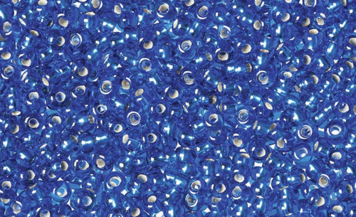 Opaque Seed Beads Dark Blue 27g by Gutermann