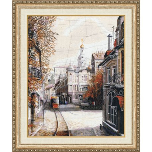 The Tram Of Desires Cross Stitch Kit by Golden Fleece