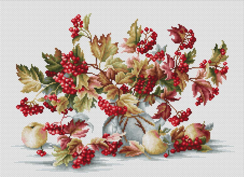 Guelder Rose Counted Cross Stitch Kit