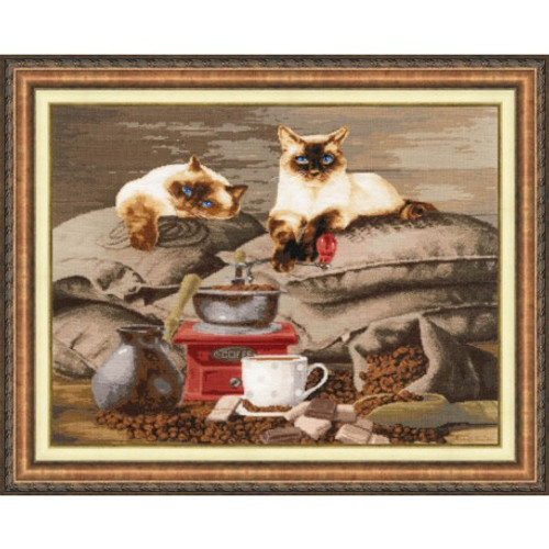 Coffee Keepers Cross Stitch Kit By Golden Fleece